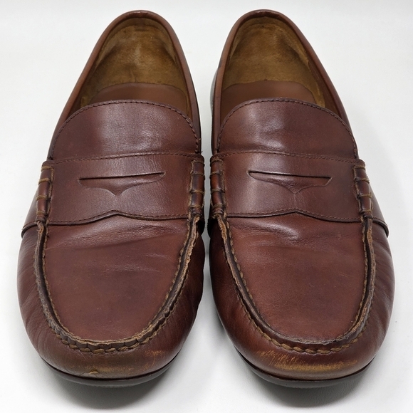 Polo Ralph Lauren Driving Penny Loafer Brown Leather Reynold Size 11.5D 11721 main image 7